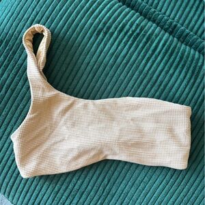 Carve Textured one Shoulder bikini top